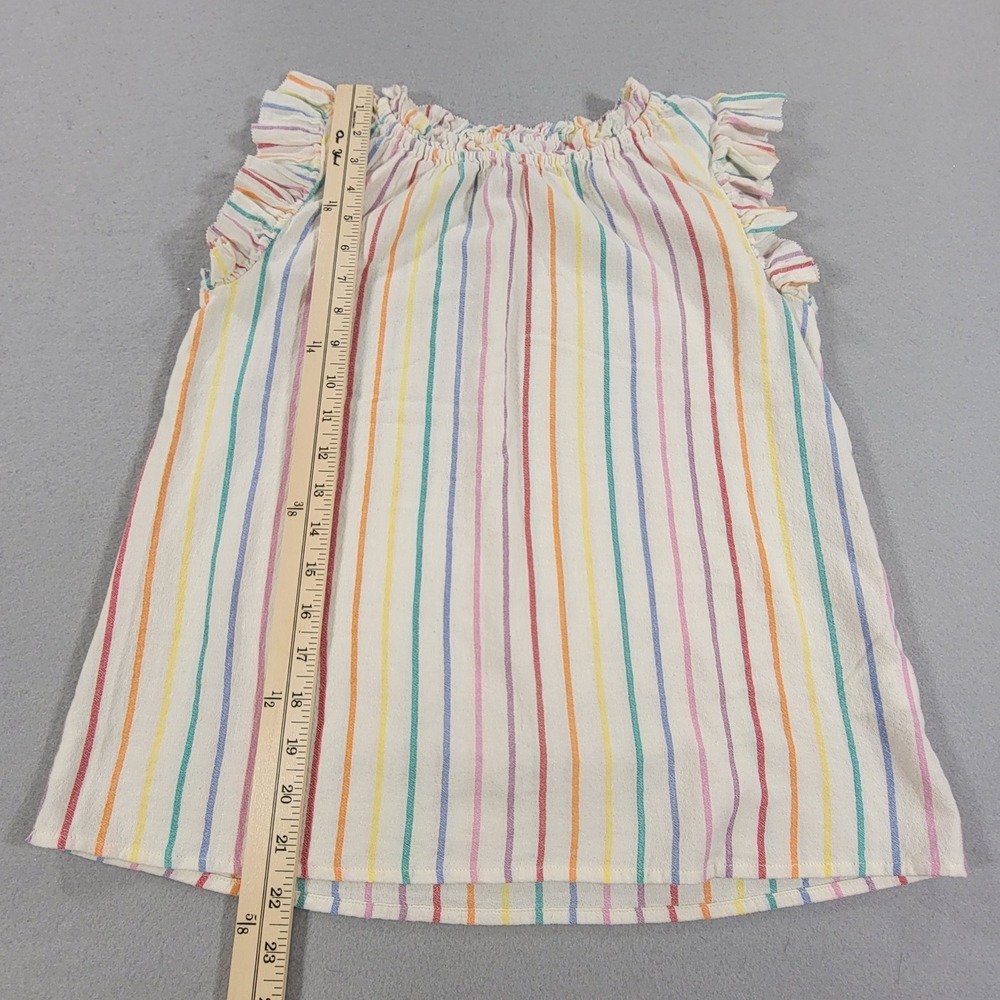 THML Ruffle Sleeve Blouse‎ Striped Boho Lightweight Womens XS Multicolor Top - Picture 7 of 9